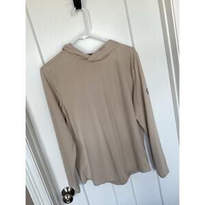 Unrl Men's Ultra Long Sleeve Pullover Hoodie Sports Performance Tan Size Small